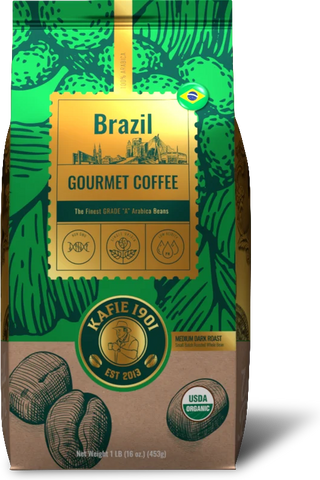 Kafie 1901 Coffee Co™ Brazil Medium Dark Roast