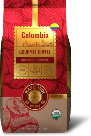 Kafie 1901 Coffee Co™ Colombia Medium Dark Roast